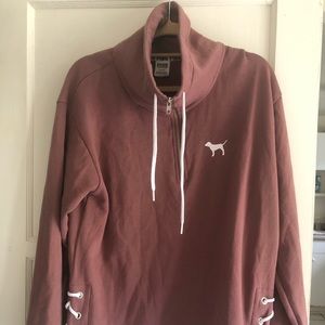Purple Victoria’s Secret Sweatshirt with Dog Logo